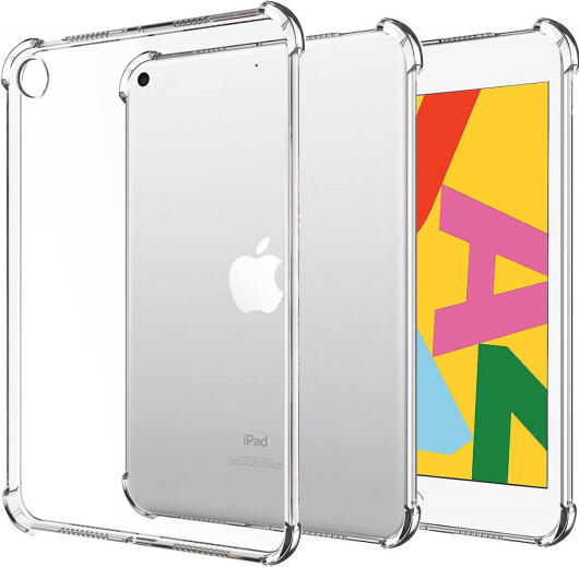 Apple iPad 10.2 (2019/2020/2021) Hoes Schokbestendig TPU Transparant afbeelding 1