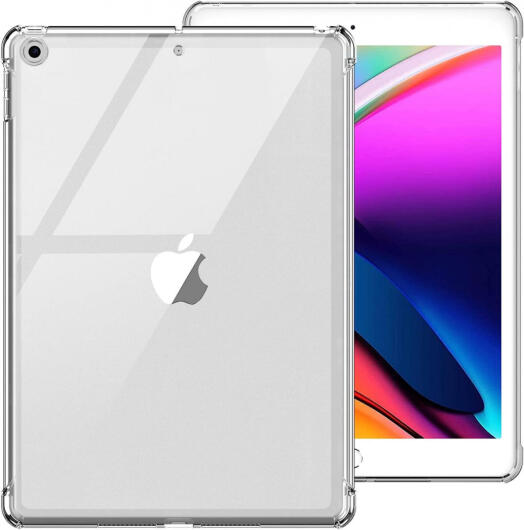 Apple iPad 10.2 (2019/2020/2021) Hoes Schokbestendig TPU Transparant afbeelding 4