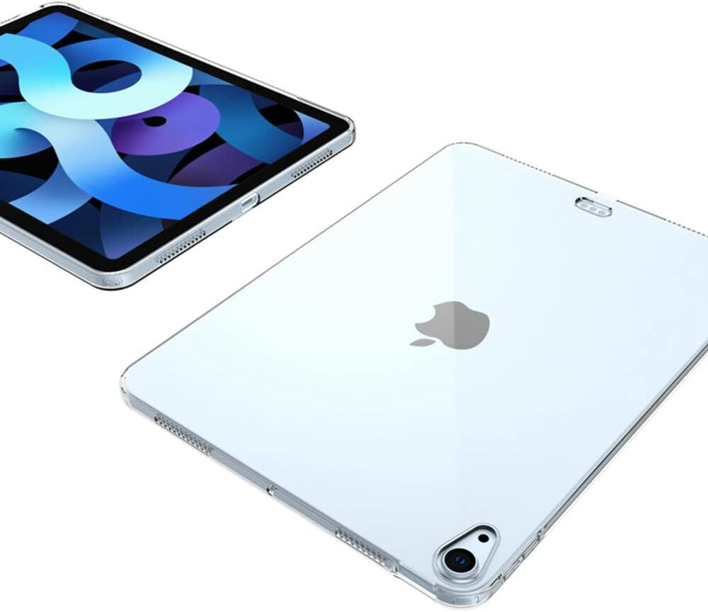 Apple iPad Air 10.9 (2020/2022) Hoes Schokbestendig TPU Transparant afbeelding 5