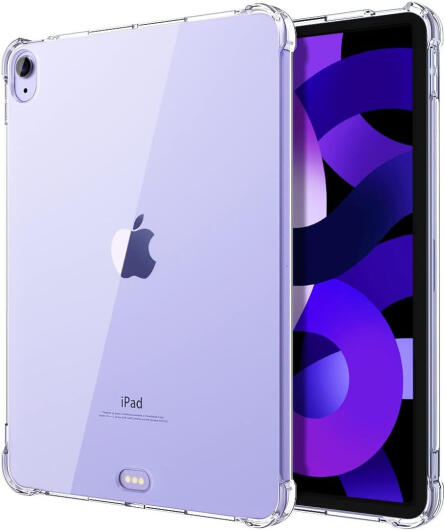 Apple iPad Air 10.9 (2020/2022) Hoes Schokbestendig TPU Transparant afbeelding 2