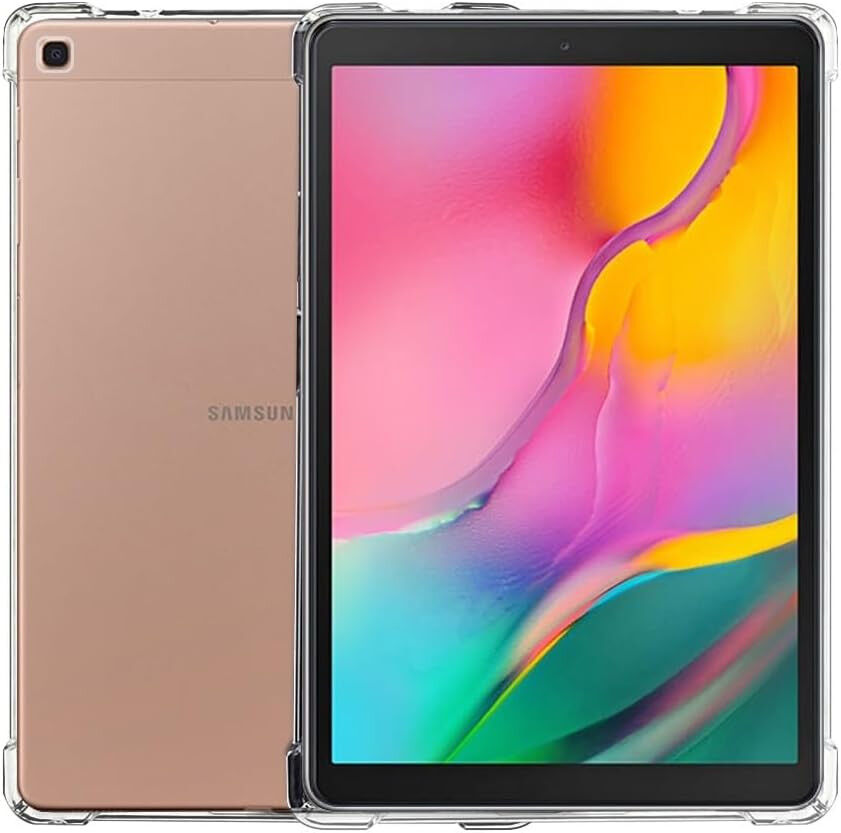 Samsung Galaxy Tab A 10.1 (2019) Hoes Schokbestendig TPU Transparant afbeelding 2