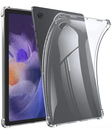 Samsung Galaxy Tab A8 Hoes Schokbestendige TPU Back Cover Transparant Hoesjes