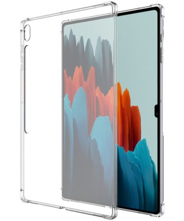Samsung Galaxy Tab S8 Ultra Hoes Schokbestendig TPU Transparant Hoesjes
