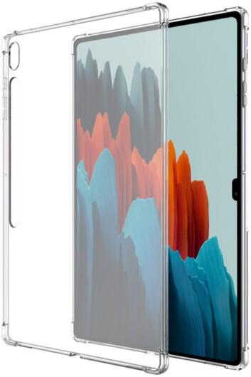 Samsung Galaxy Tab S8 Ultra Hoes Schokbestendig TPU Transparant afbeelding 1