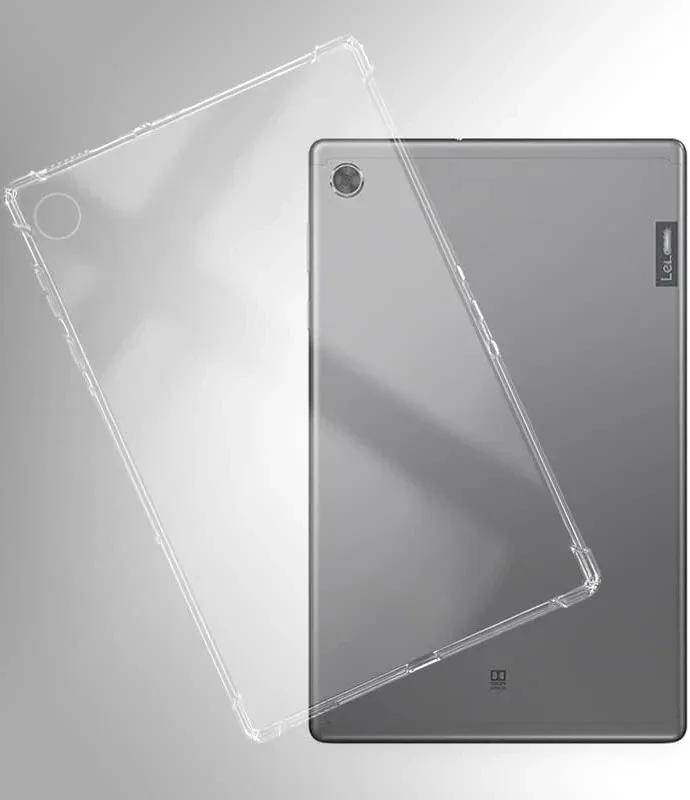 Lenovo Tab M10 Plus / FHD Plus Hoes Schokbestendig TPU Transparant afbeelding 2