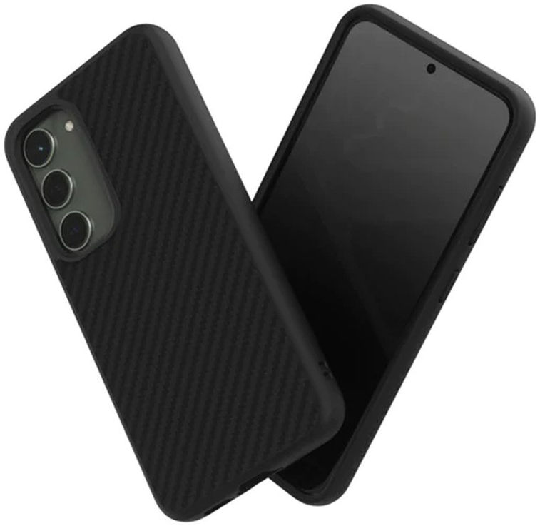 RhinoShield SolidSuit Samsung Galaxy S23 Hoesje Carbon Fiber Zwart afbeelding 1