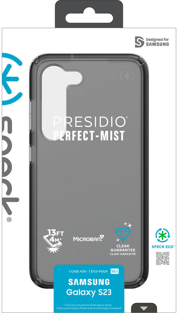 Speck Presidio Perfect Mist Samsung Galaxy S23 Hoesje Back Cover Zwart afbeelding 10