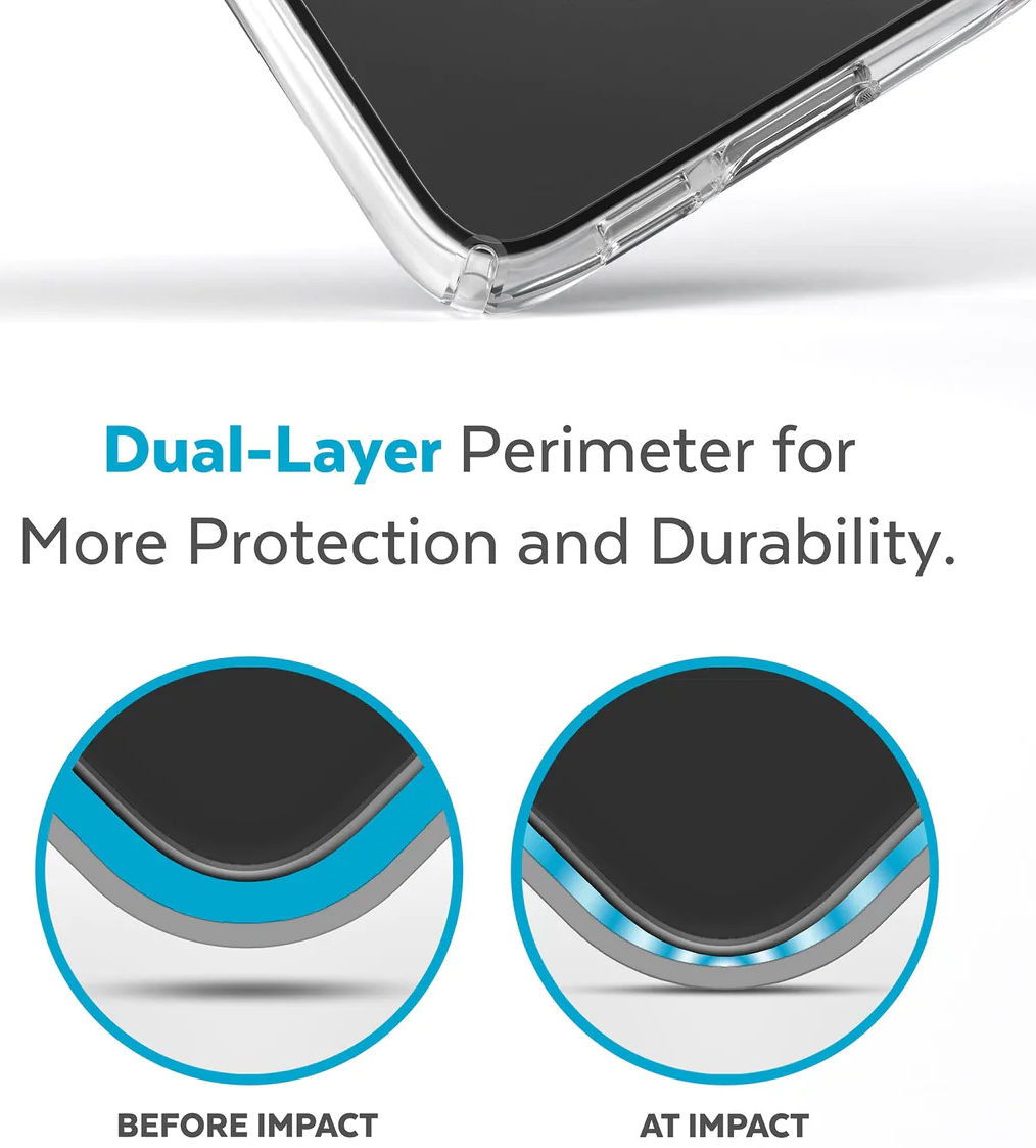 Speck Presidio Perfect Clear Samsung S23 Plus Hoesje Transparant afbeelding 3