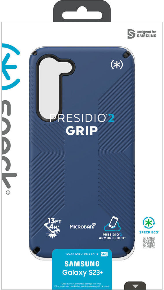 Speck Presidio2 Grip Samsung Galaxy S23 Plus Hoesje Back Cover Blauw afbeelding 13