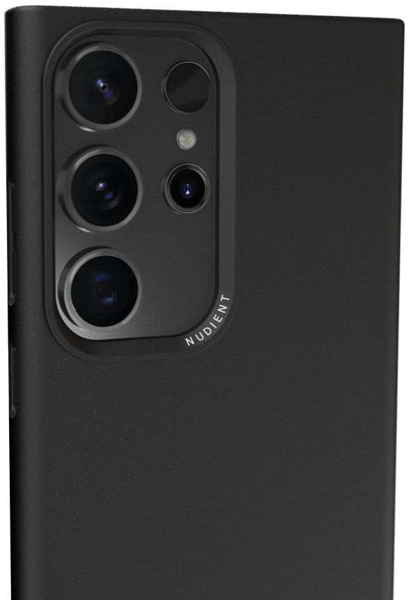 Nudient Thin Case V3 Samsung Galaxy S23 Ultra Hoesje Back Cover Zwart afbeelding 5
