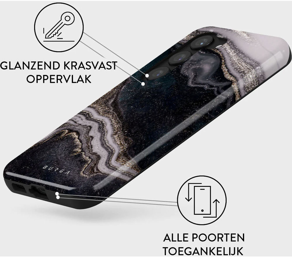 Burga Tough Case Samsung Galaxy S23 Hoesje Magic Night Print afbeelding 4
