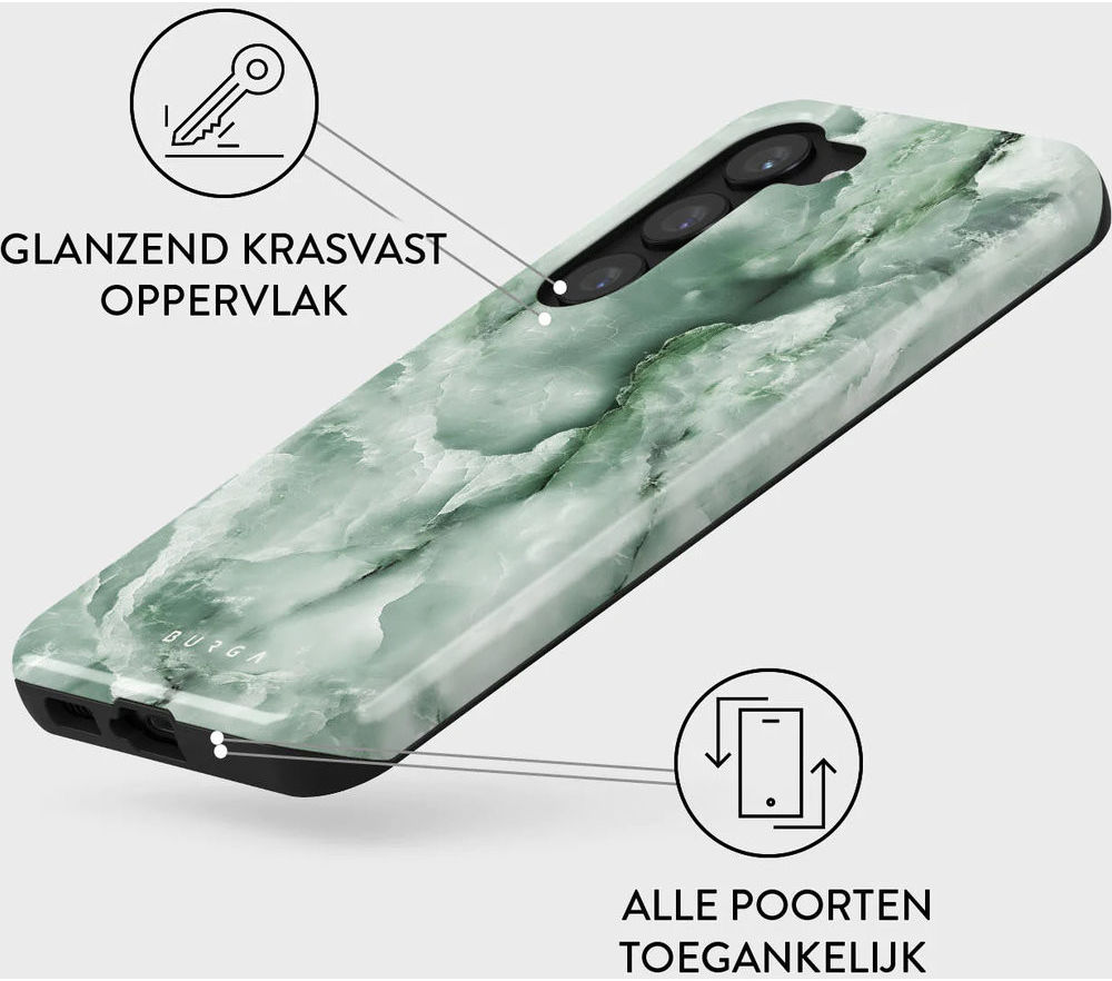 Burga Tough Case Samsung Galaxy S23 Hoesje Pistachio Cheesecake Print afbeelding 4