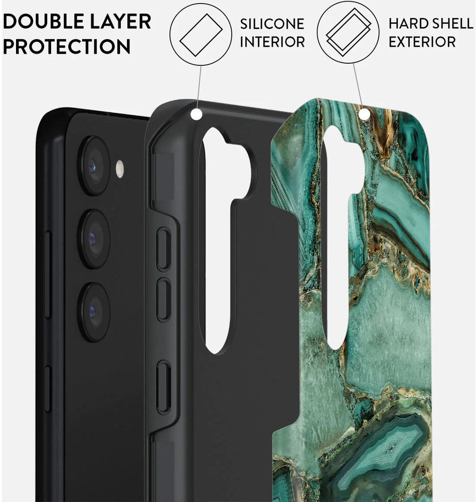 Burga Tough Case Samsung Galaxy S23 Hoesje Ubud Jungle Print afbeelding 2