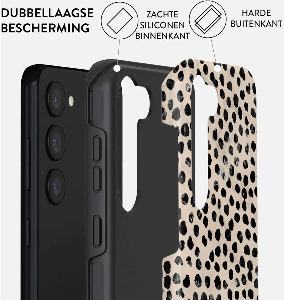 Burga Tough Case Samsung Galaxy S23 Plus Hoesje Almond Latte afbeelding 2