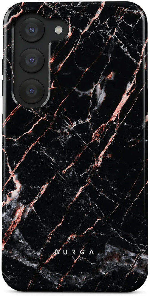 Burga Tough Case Samsung Galaxy S23 Plus Hoesje Rose Gold Marble afbeelding 1