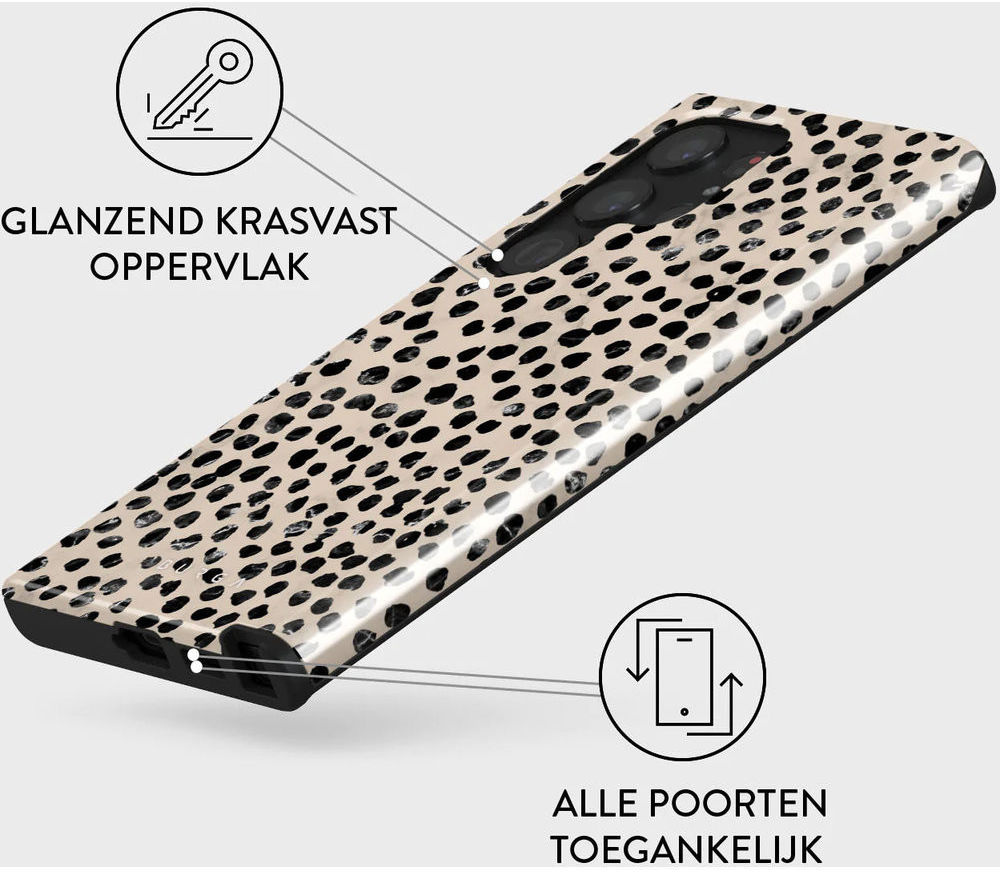 Burga Tough Case Samsung Galaxy S23 Ultra Hoesje Almond Latte afbeelding 4