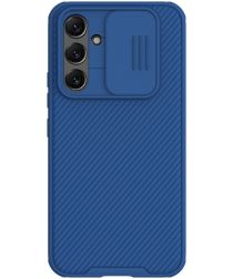 Nillkin CamShield Samsung Galaxy A54 Hoesje met Camera Slider Blauw