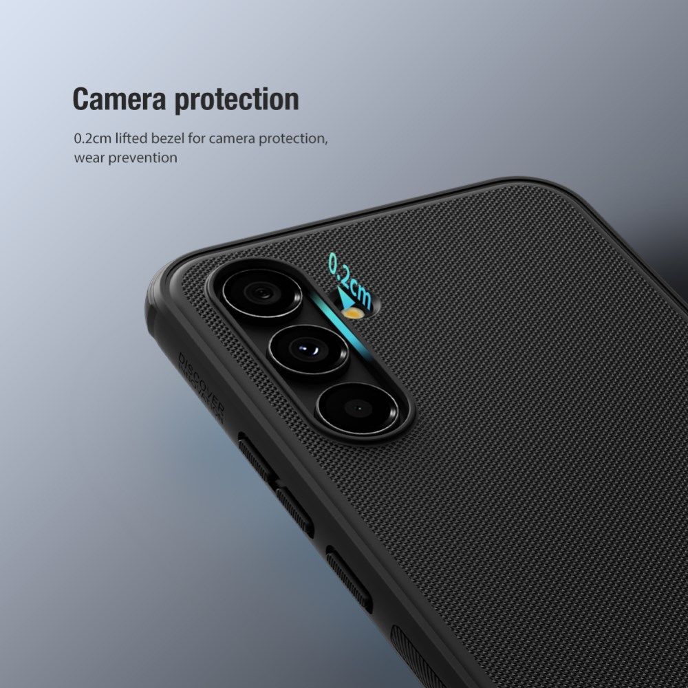 Nillkin Super Frosted Shield Samsung Galaxy A54 Hoesje Zwart afbeelding 4