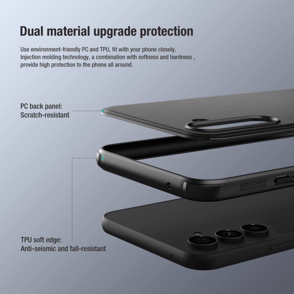 Nillkin Super Frosted Shield Samsung Galaxy A54 Hoesje Zwart afbeelding 7