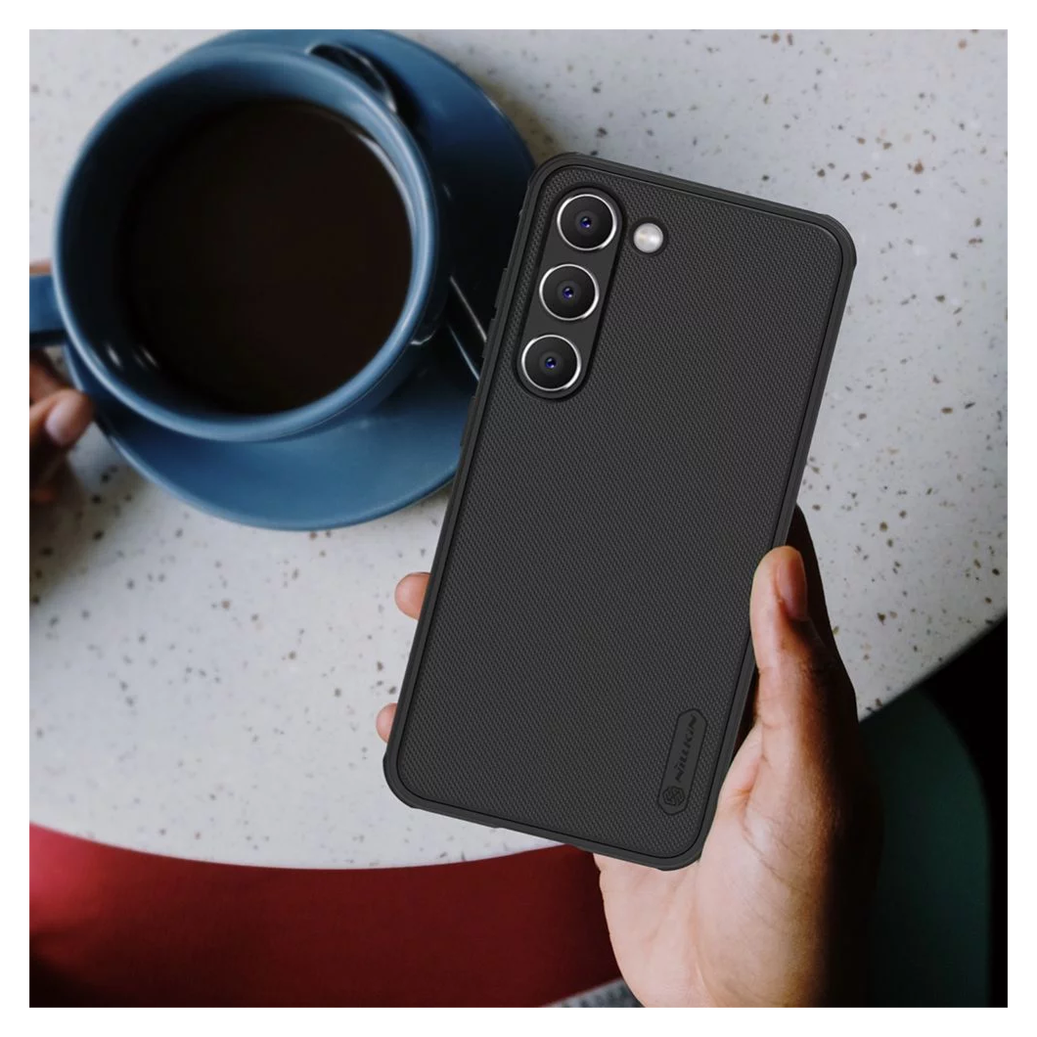 Nillkin Super Frosted Shield Samsung Galaxy A54 Hoesje Zwart afbeelding 8