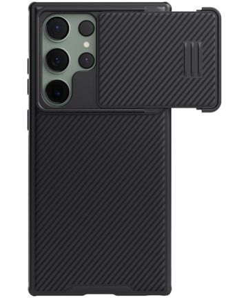 Nillkin CamShield S MagSafe Samsung S23 Ultra Hoesje met Slider Zwart Hoesjes