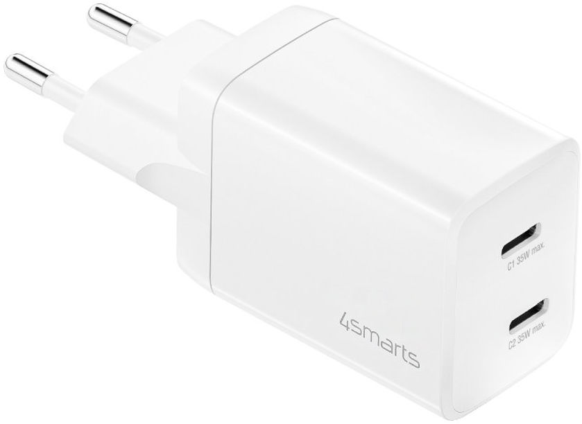 4smarts PD Plug Dual USB-C GaN Snellader 36W Quick Charge Adapter Wit afbeelding 11