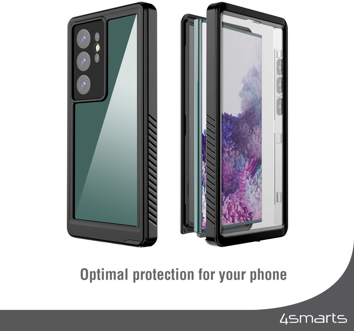 4smarts Active Pro STARK Samsung S23 Ultra Hoesje Waterdicht Zwart afbeelding 7