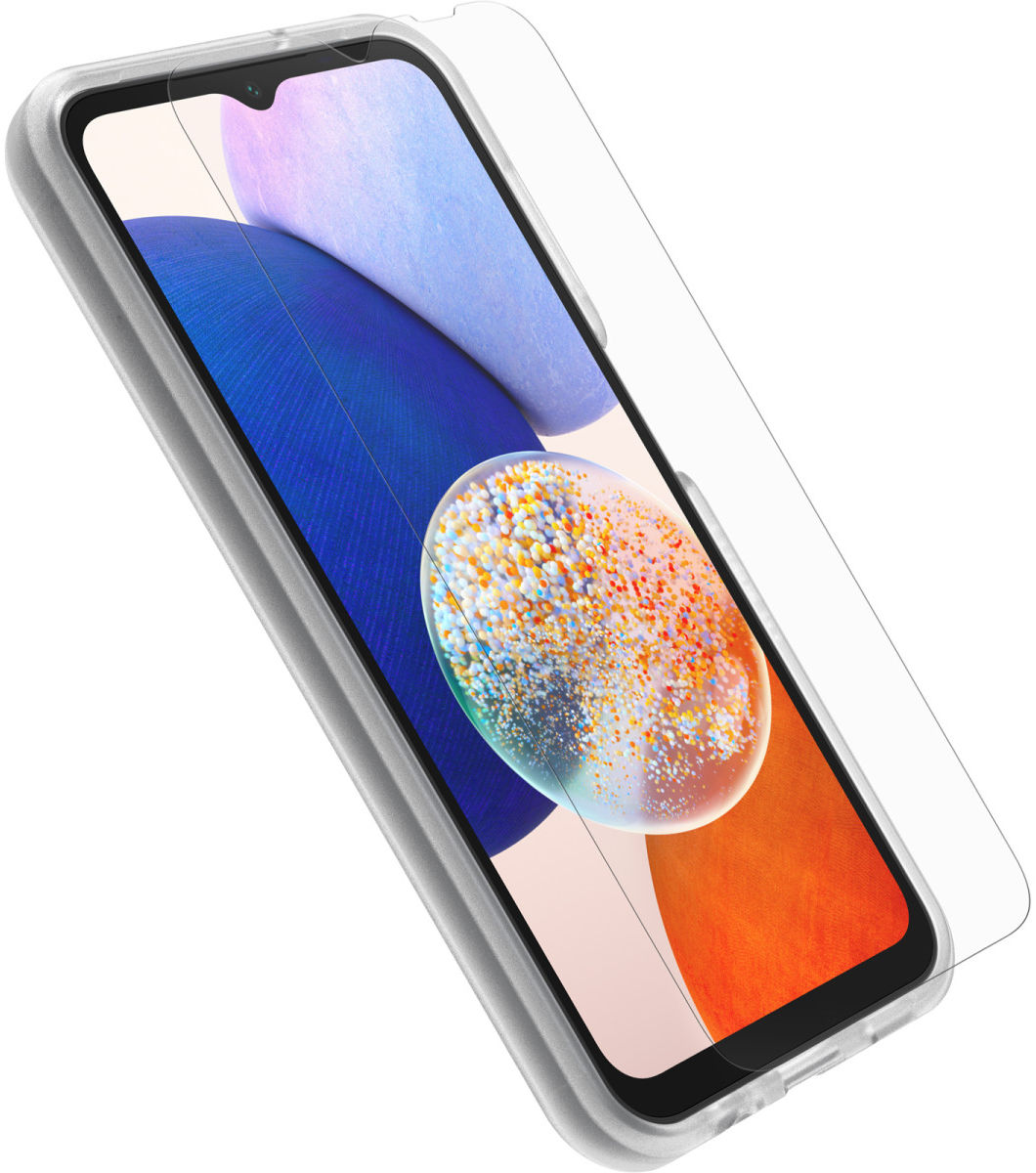 OtterBox React Samsung A14 Hoesje Transparant + Screen Protector afbeelding 1