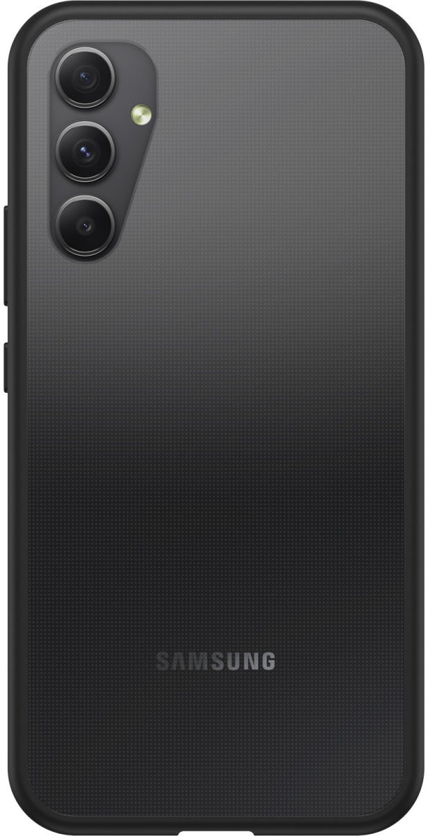 OtterBox React Samsung Galaxy A34 Hoesje Back Cover Transparant Zwart afbeelding 2