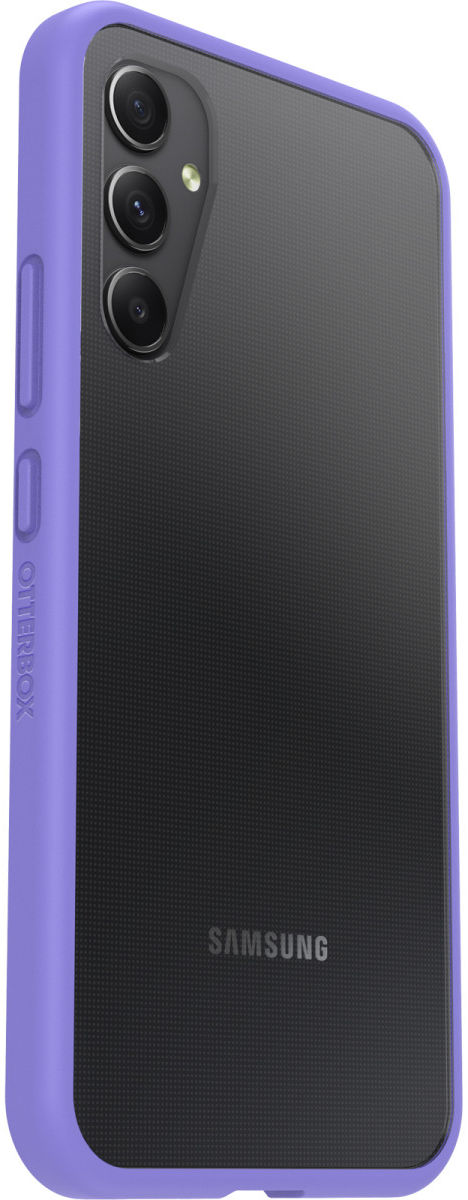 OtterBox React Samsung Galaxy A34 Hoesje Back Cover Transparant Paars afbeelding 3