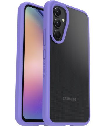 OtterBox React Samsung Galaxy A54 Hoesje Back Cover Transparant Paars Hoesjes