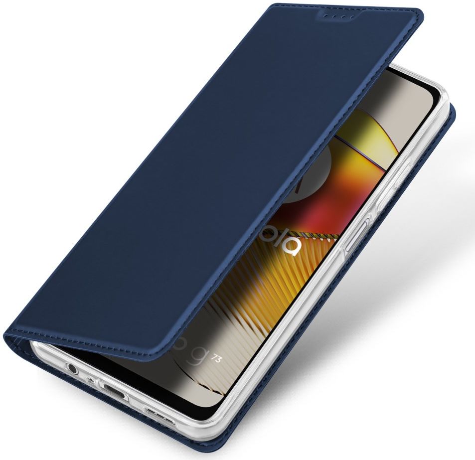 Dux Ducis Skin Pro Motorola Moto G73 Hoesje Portemonnee Blauw afbeelding 1