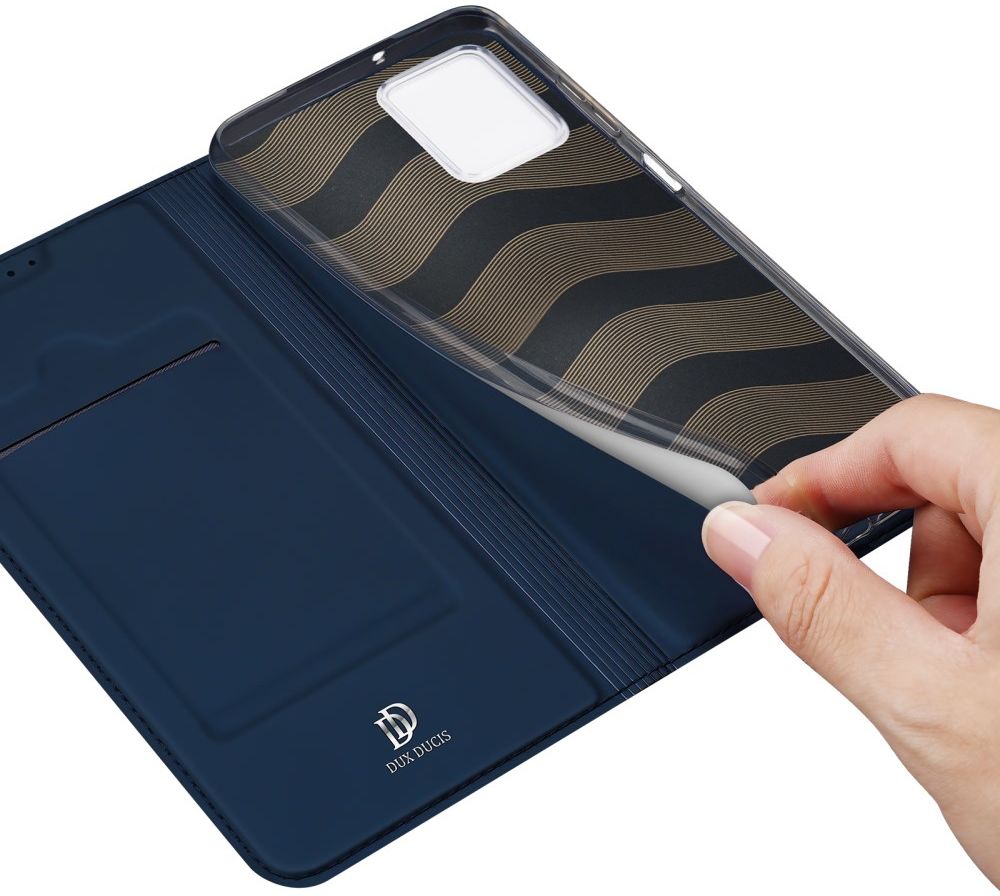 Dux Ducis Skin Pro Motorola Moto G73 Hoesje Portemonnee Blauw afbeelding 5