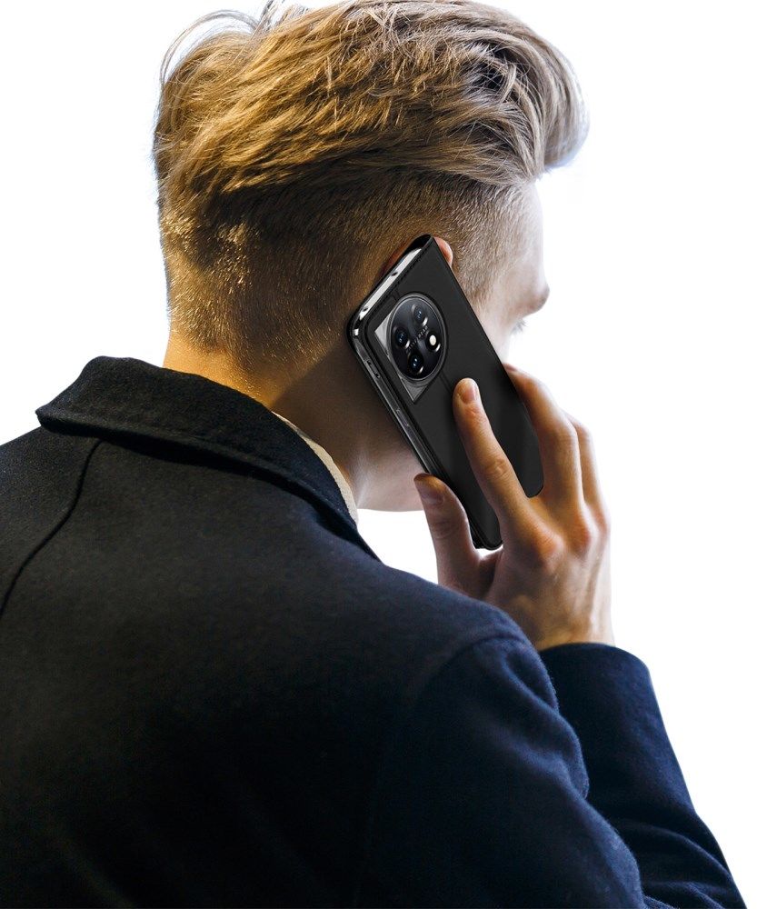 Dux Ducis Skin Pro OnePlus 11 Hoesje Portemonnee Book Case Zwart afbeelding 4