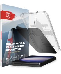 Rosso Samsung Galaxy S23 Privacy Glass met Installatietray