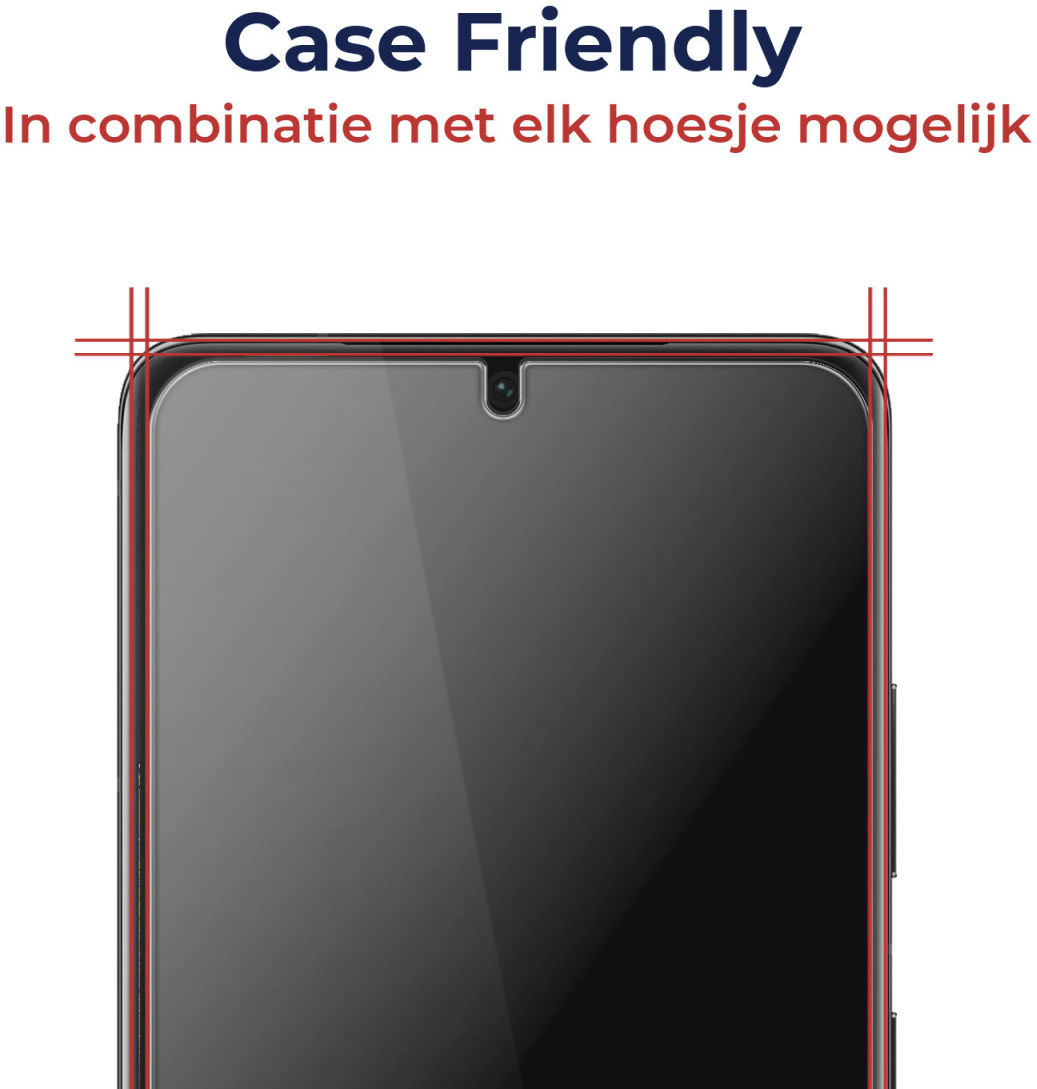Rosso Samsung Galaxy S23 Plus Privacy Glass met Installatietray afbeelding 4