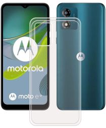 Motorola Moto E13 Hoesje Dun TPU Back Cover Transparant