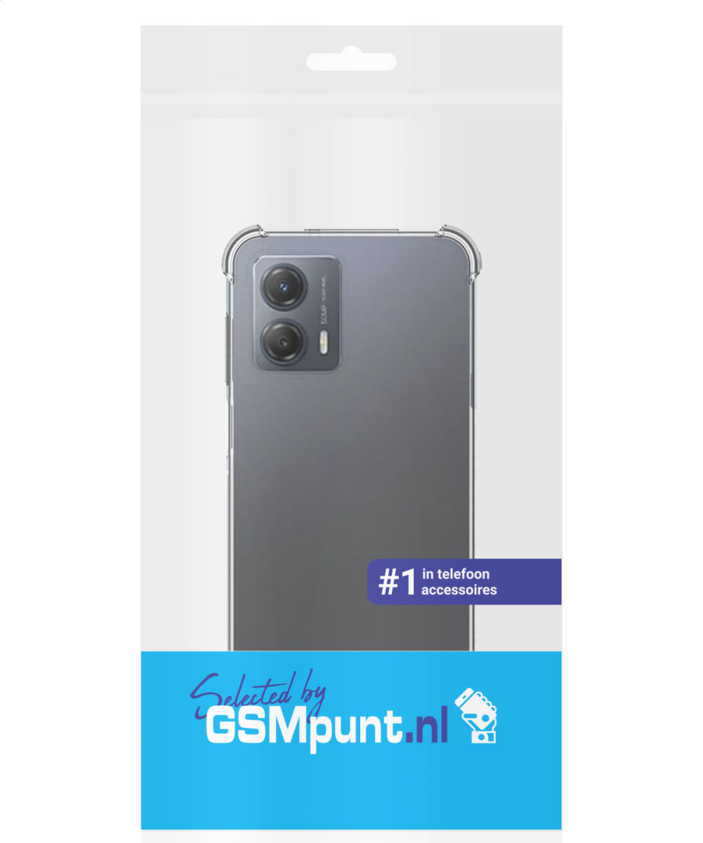 Motorola Moto G53 Hoesje Schokbestendig en Dun TPU Transparant afbeelding 11