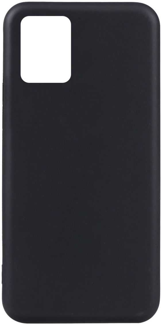 Motorola Moto E13 Hoesje Dun TPU Matte Back Cover Zwart afbeelding 3