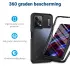 Xiaomi Redmi Note 12 5G / Poco X5 Hoesje Full Protect 360° Cover Zwart afbeelding 2