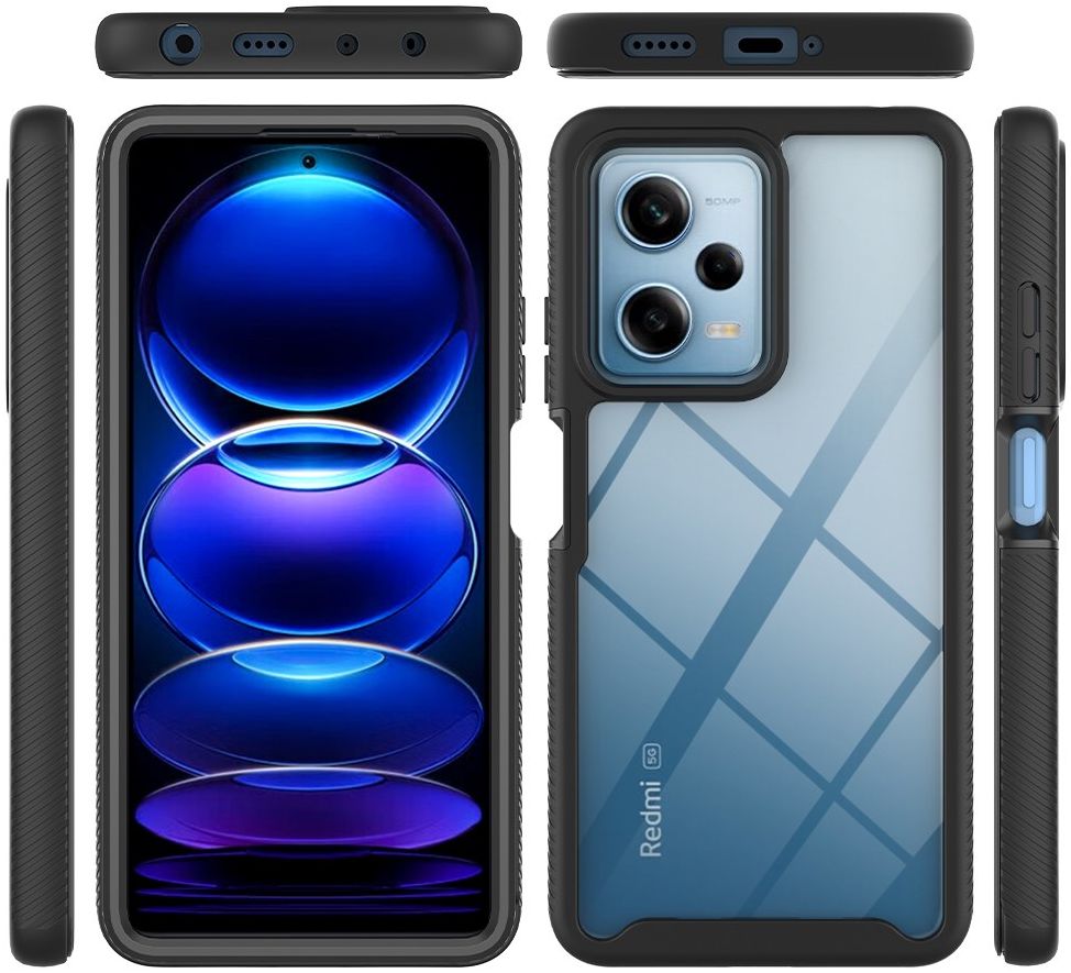Xiaomi Redmi Note 12 Pro 5G / Poco X5 Pro Hoesje Full Protect 360° Zwart afbeelding 10