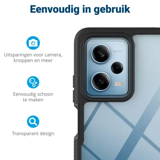 Xiaomi Redmi Note 12 Pro 5G / Poco X5 Pro Hoesje Full Protect 360° Zwart afbeelding 7