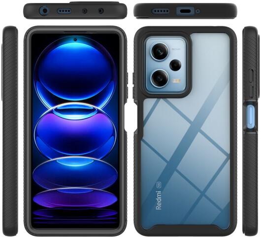 Xiaomi Redmi Note 12 Pro 5G / Poco X5 Pro Hoesje Full Protect 360° Zwart afbeelding 10