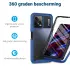 Xiaomi Redmi Note 12 5G / Poco X5 Hoesje Full Protect 360° Cover Blauw afbeelding 2