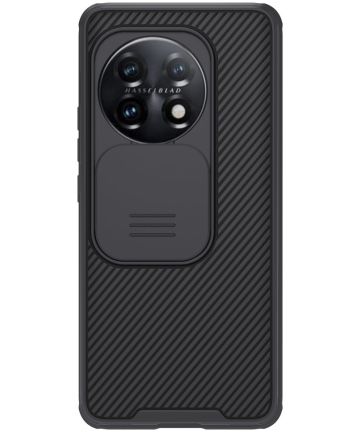 Nillkin CamShield OnePlus 11 Hoesje met Camera Slider Back Cover Zwart Hoesjes