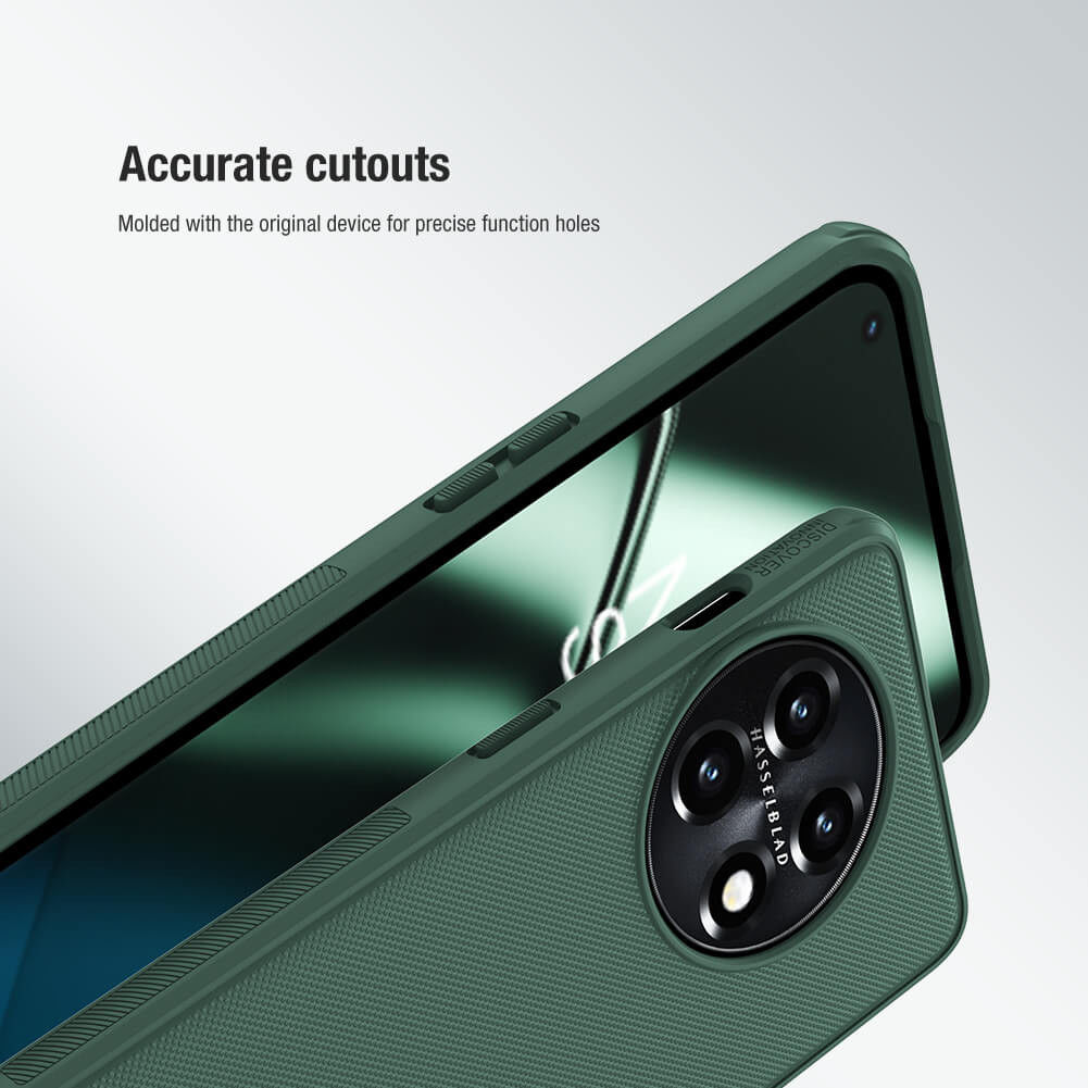 Nillkin Super Frosted Shield OnePlus 11 Hoesje Back Cover Groen afbeelding 6