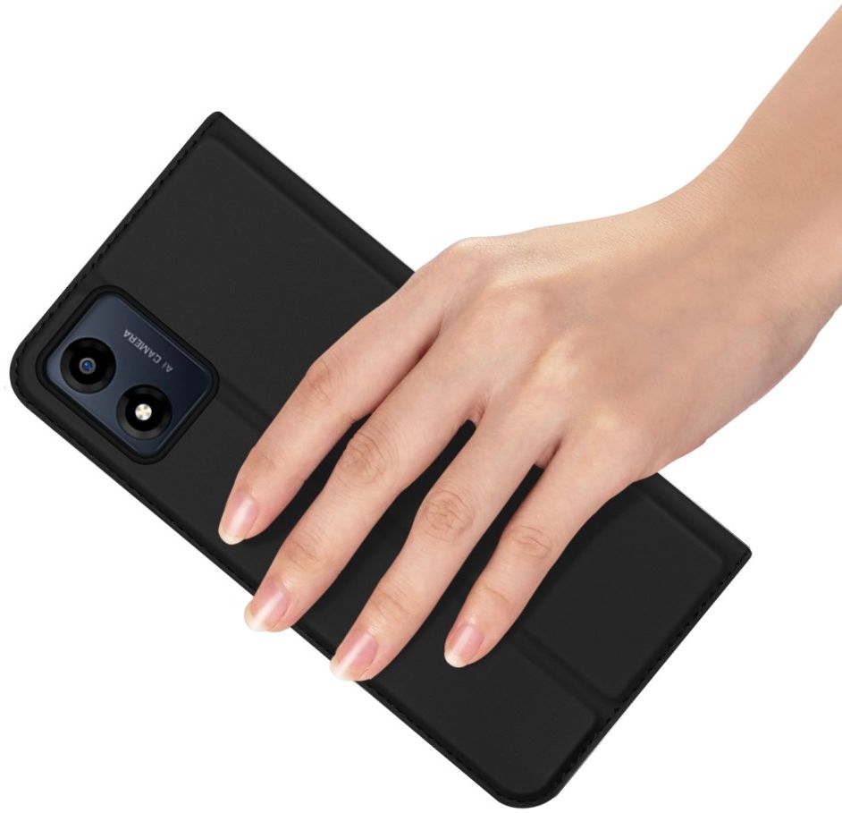 Dux Ducis Skin Pro Motorola Moto E13 Hoesje Portemonnee Zwart afbeelding 8