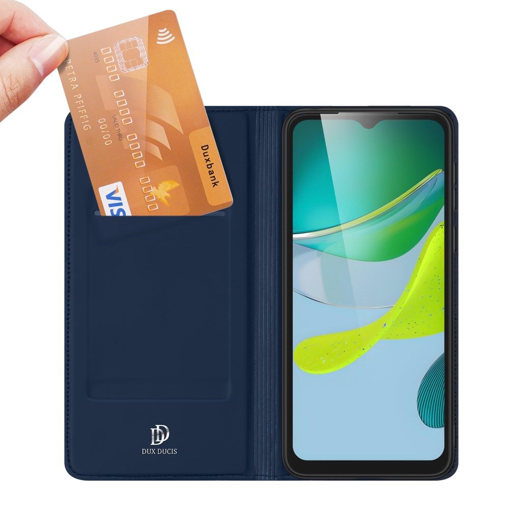 Dux Ducis Skin Pro Motorola Moto E13 Hoesje Portemonnee Blauw afbeelding 2