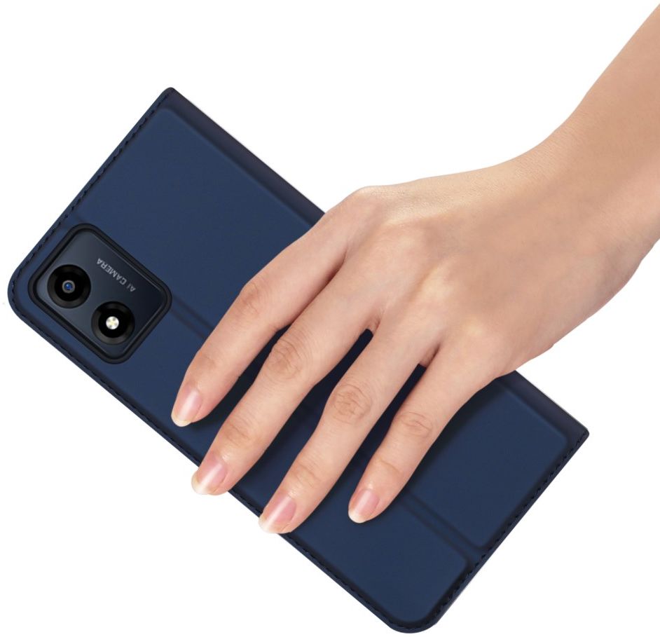 Dux Ducis Skin Pro Motorola Moto E13 Hoesje Portemonnee Blauw afbeelding 8