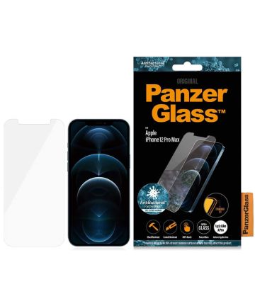 PanzerGlass iPhone 12 Pro Max Screen Protector Antibacterieel Glas Screen Protectors